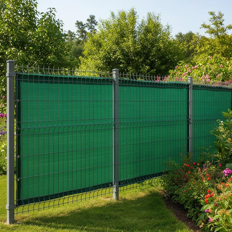 Sichtschutzstreifen für Doppelstabmattenzaun